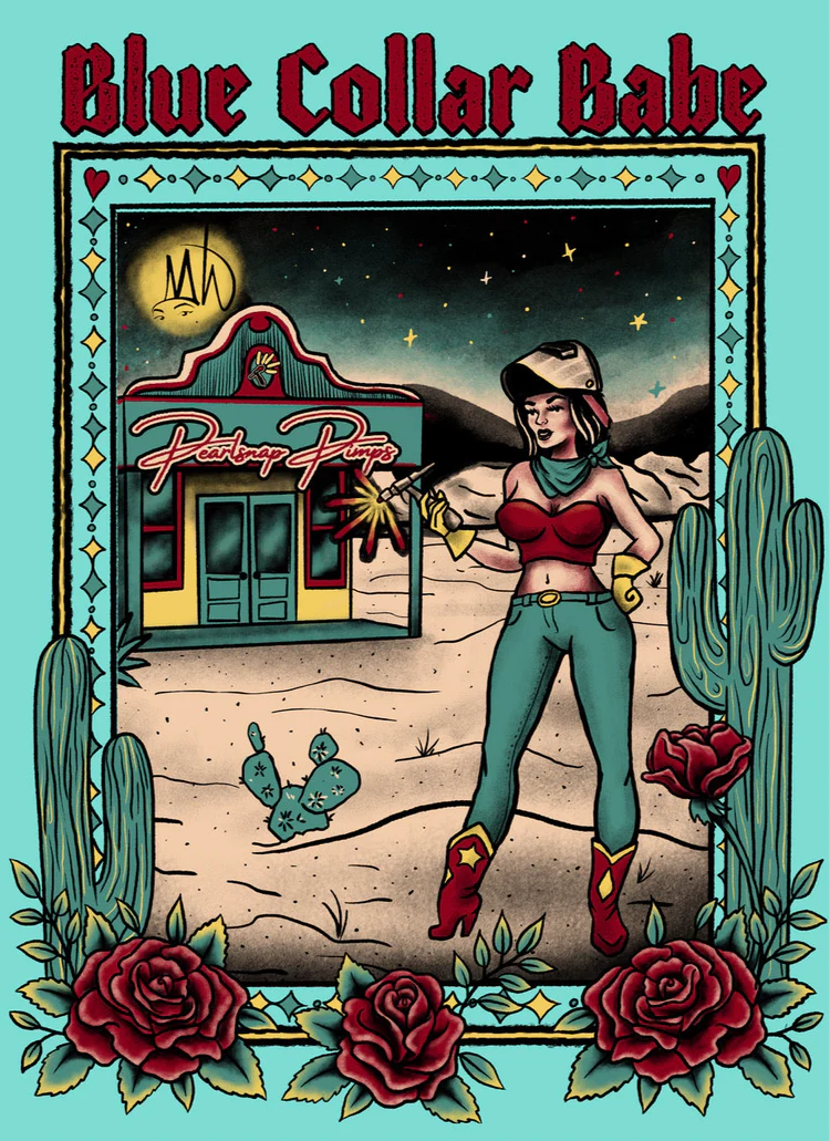 BLUE COLLAR BABE T-SHIRT